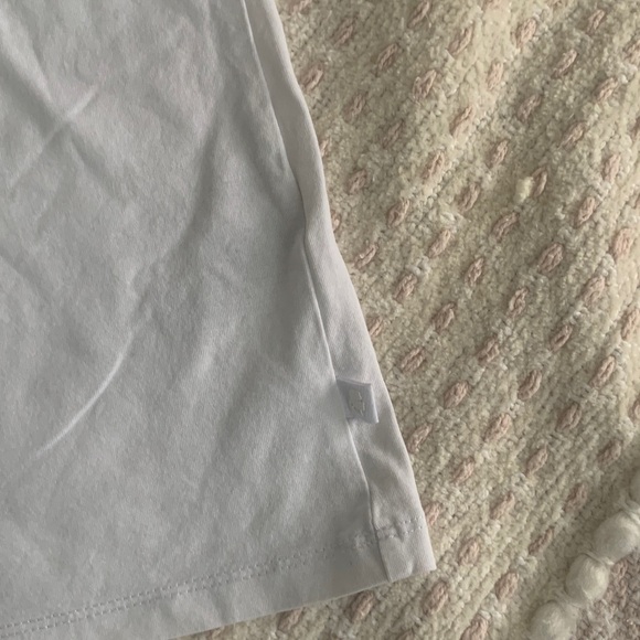 Karl Lagerfeld White Graphic Tee with Colorful Accents - Picture 7 of 8